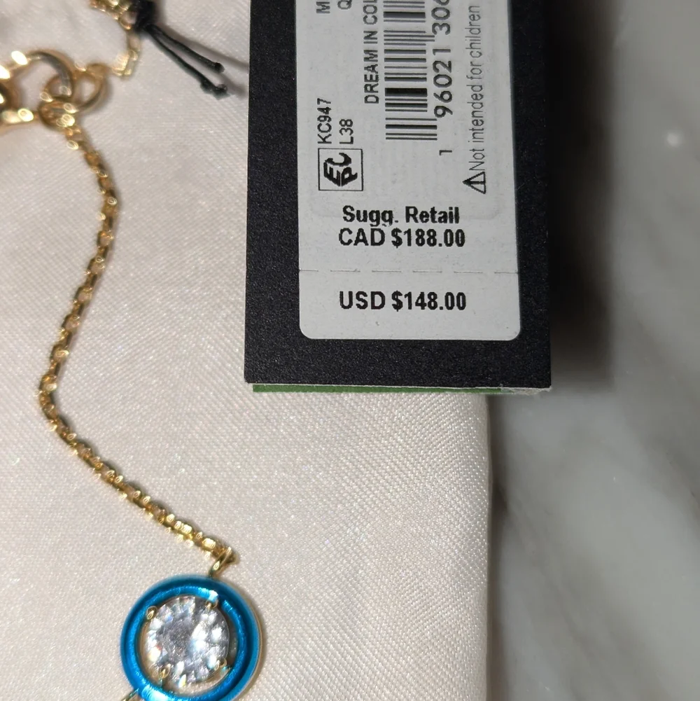 NWT Kate Spade Dream in Color station necklace.